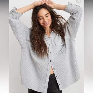 Aerie LumberJane Waffle Shirt